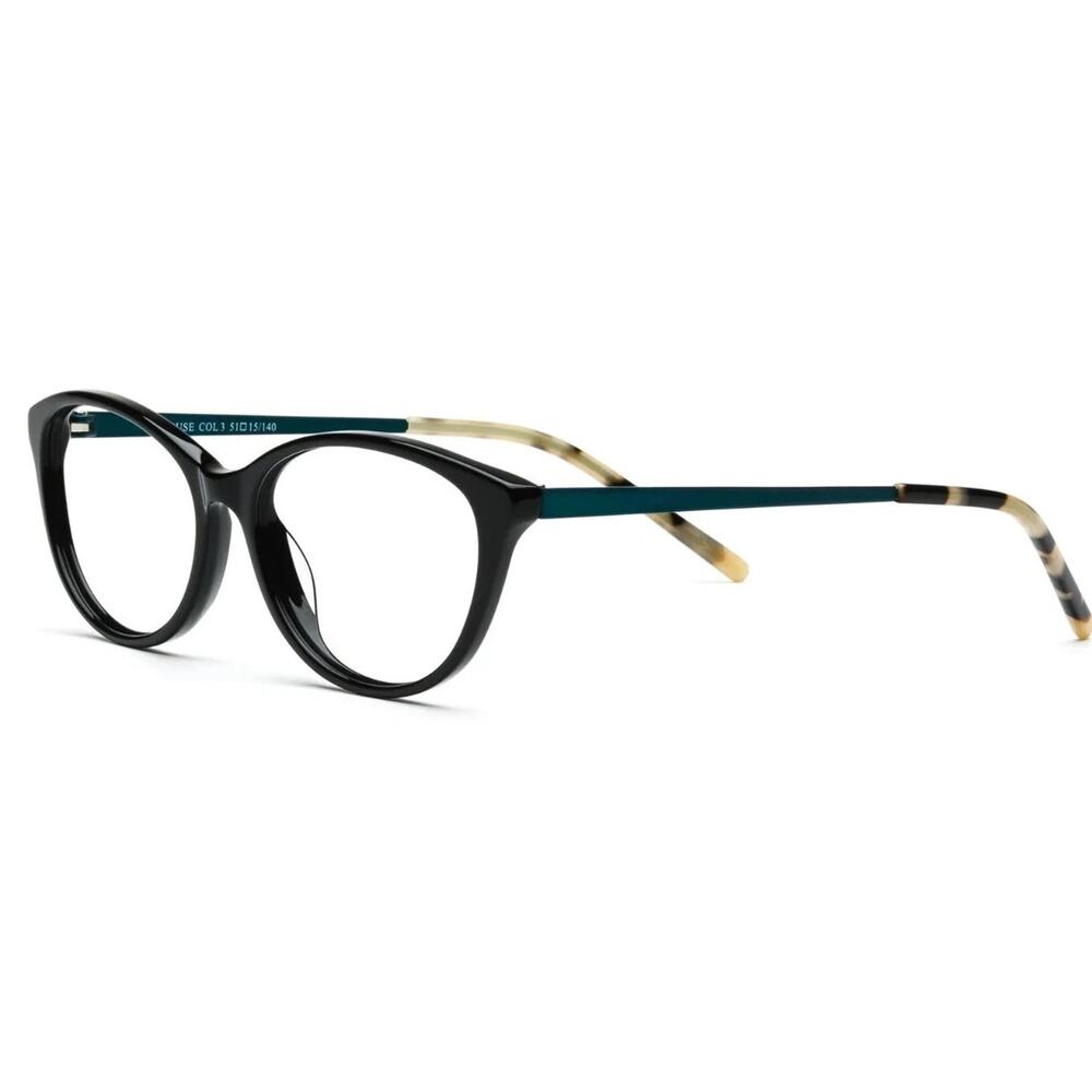 NW 77TH SKIRT BLACK FRAMES EYEGLASSES 51-15-140